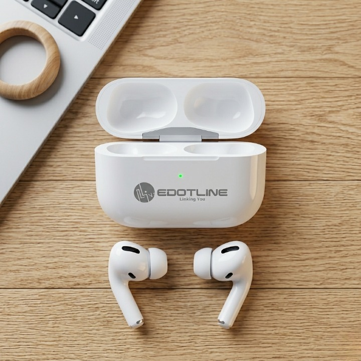 Edotline Pro 2 TWS Earbuds: 24H Battery, Crystal Clear Audio & Sleek White Design (Free Shipping )