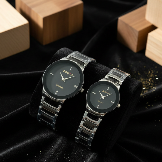 POSITIF Couple Watch – Elegant Matching His & Her Timepieces | Stylish Pair And Modern Design  Limited Stock Only 6 Availlable