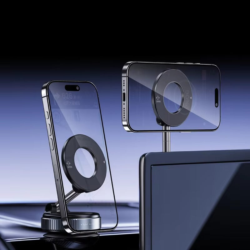 Trendy Best Useful Magnetic car phone holder, MagSafe car mount, suction cup phone mount, K007 phone holder, 360 rotation car mount.